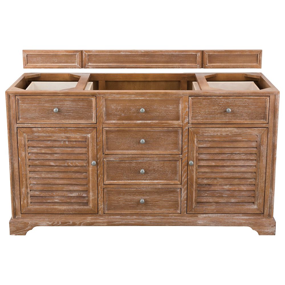 James Martin Savannah 60" Single Vanity Cabinet in Driftwood, , large