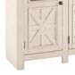 Ashley Bolanburg Extra Large 74" TV Stand in Antique White and Weathered Oak Top, , large