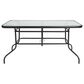 Flash Furniture Brazos 7-Piece Patio Dining Set in Black, , large