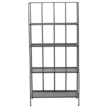 Maple and Jade Contemporary Bakers Rack in Black, , large