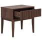 Safavieh Fidia 1-Drawer Nightstand in Dark Walnut, , large