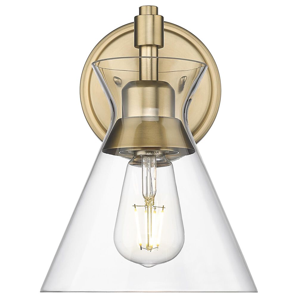 Golden Lighting Malta 1-Light Wall Sconce in Brushed Champagne Bronze, , large