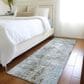 Dalyn Rug Company Kochi Teal, Coral, Ivory, Silver and Seafoam 2"3" x 7"6" Runner, , large