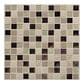 Dal-Tile Coastal Keystones Sunset Cove 12" x 24" Glass and Stone Mosaic Sheet, , large