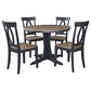 Ashley Landocken Round Dining Table in Light Brown and Dark Slate Blue - Table Only, , large