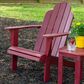 Linon Home Decor Adirondack Patio Chair in Red, , large