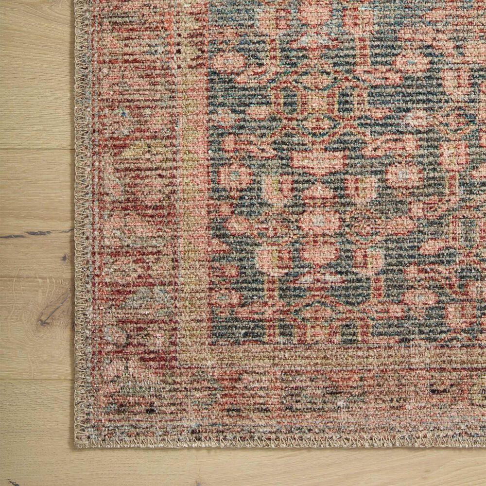 Angela Rose Aubrey 2&#39; x 5&#39; Blue and Terracotta Runner, , large