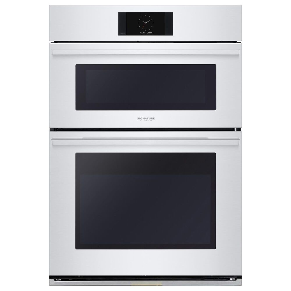 Signature Kitchen Suite 30" Built-In Double Combination Wall Oven with Convection in Matte Stainless Steel, , large