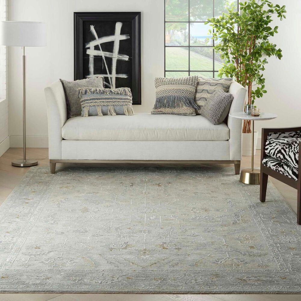 Nourison Infinite 7&#39;10&quot; x 10&#39;4&quot; Light Grey Area Rug, , large
