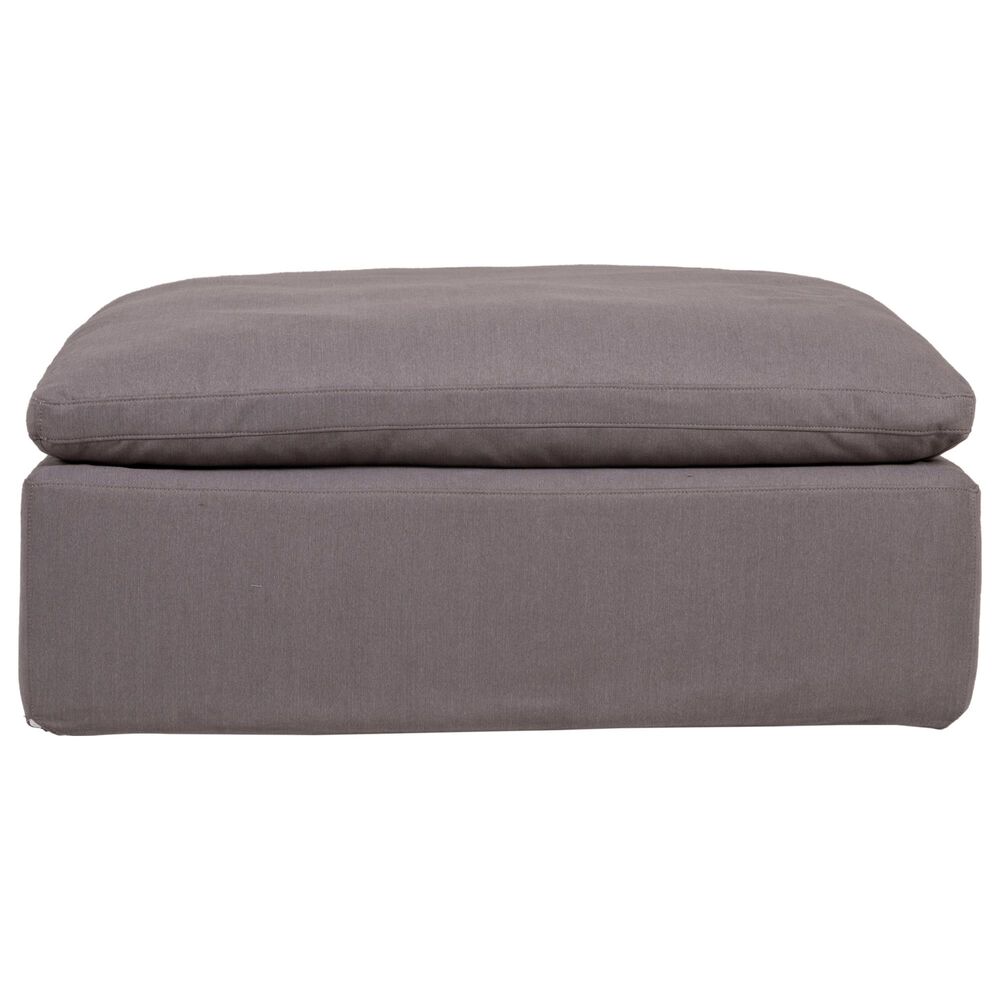 Moe&#39;s Home Collection Clay Ottoman in Grey, , large