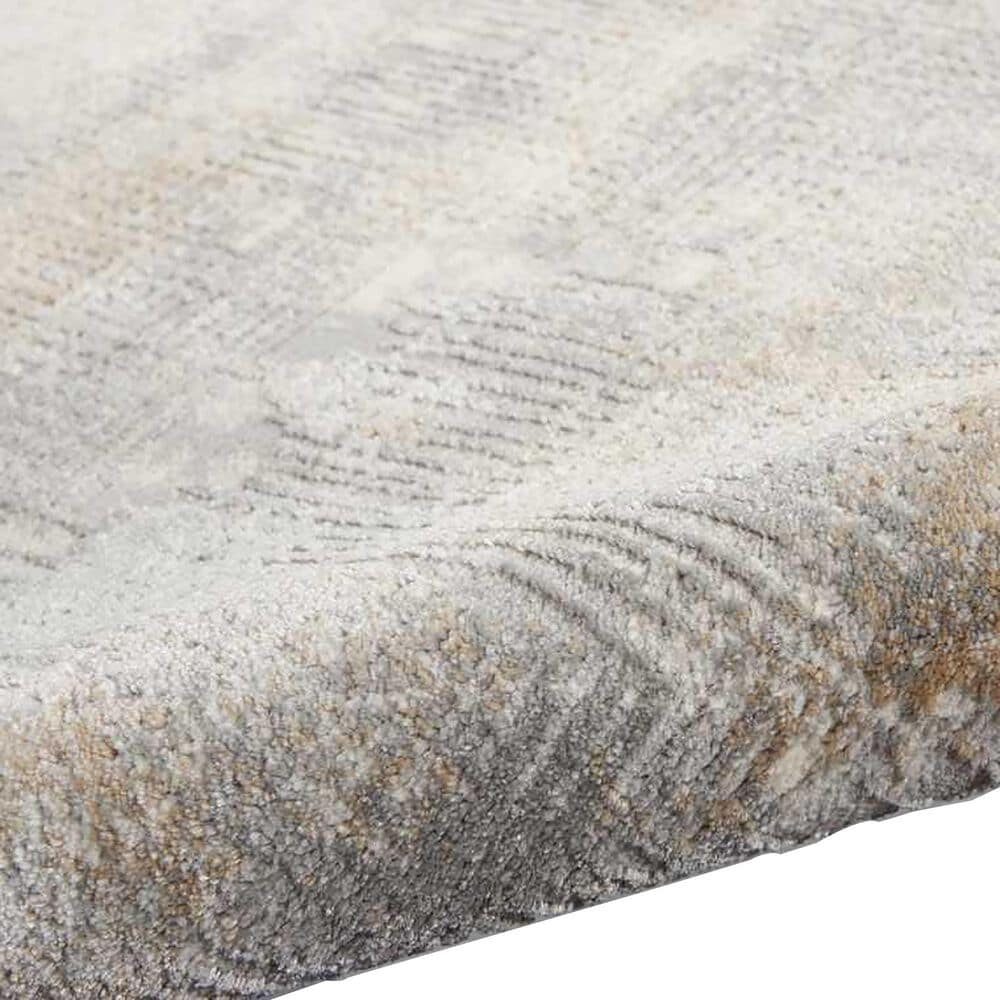 Nourison Rush CK951 2&#39;3&quot; x 7&#39;3&quot; Grey and Beige Runner, , large