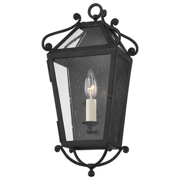 Troy Lighting Santa Barbara County 1-Light Exterior Wall Sconce in French Iron, , large