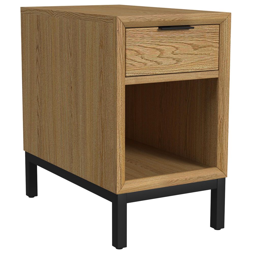 Hawthorne Furniture Newport Chairside Table in Natural Oak, , large