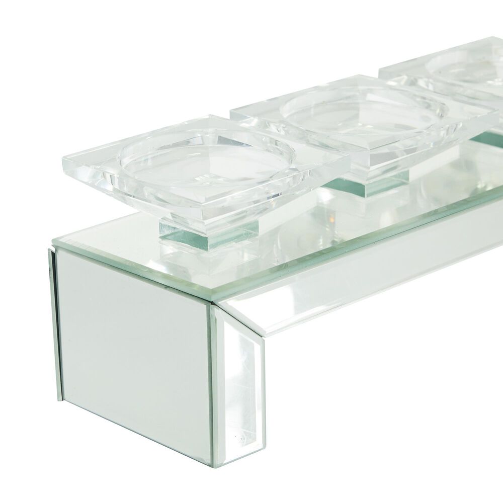 Maple and Jade Glam Candle Holder in Clear, , large