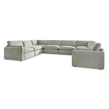 Signature Design by Ashley Sophie 8-Piece U-Shaped Sectional in Gray, , large