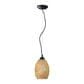 Lite Source Crepitar Mini Pendant with a Ruby Mixed Glass Shade, , large