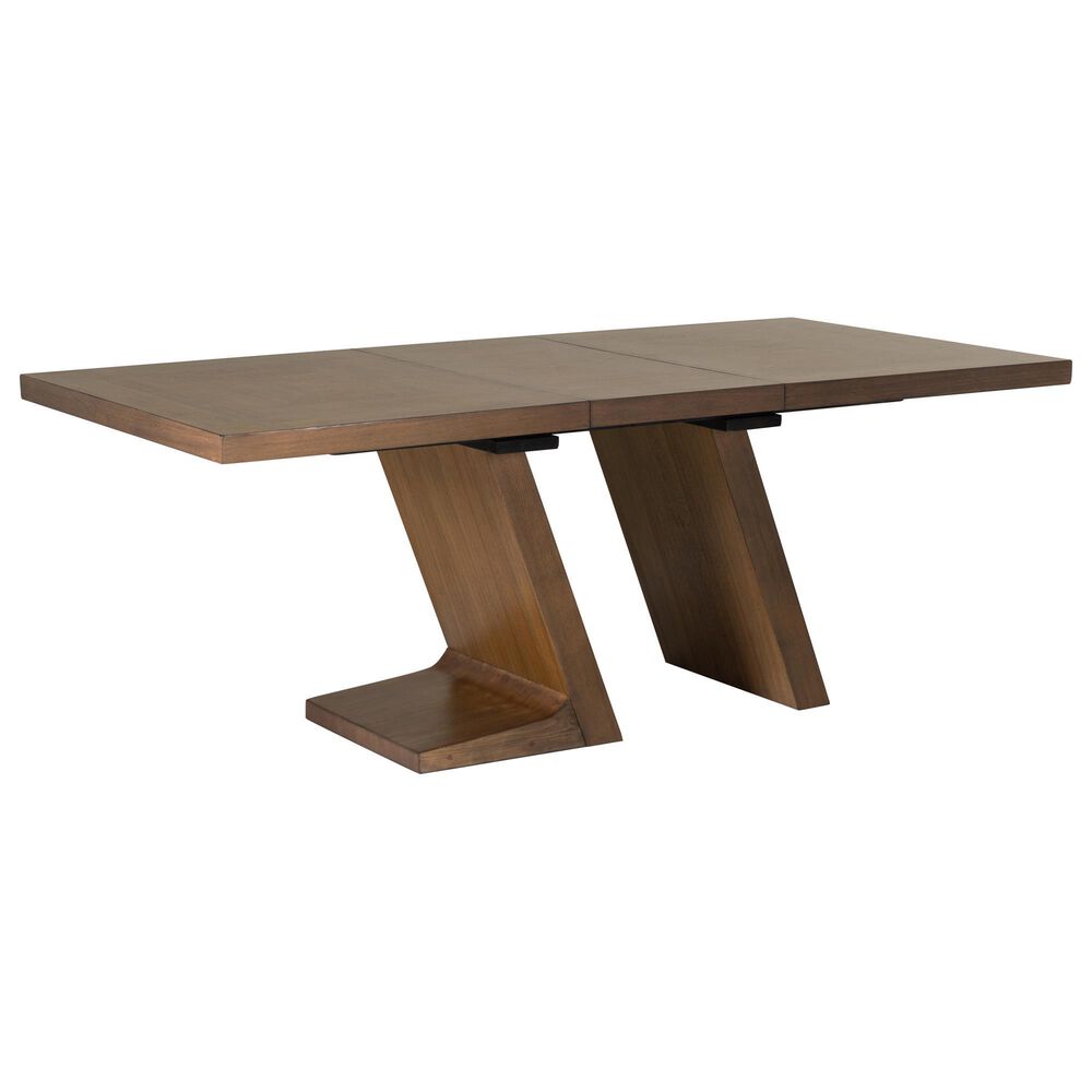 Linon Home Decor Callahan Dining Table with Leaf in Brown - Table Only, , large