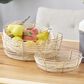 Maple and Jade Contemporary Decorative Bowl in Gold (Set of 3), , large