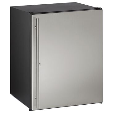 U-Line 24" Freestanding Compact Refrigerator in Stainless Steel, , large