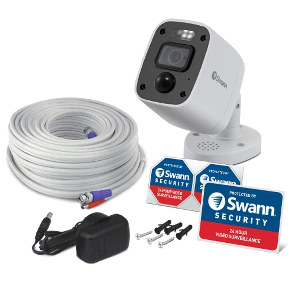 Swann Enforcer 4K Add-On Bullet Camera in White, , large