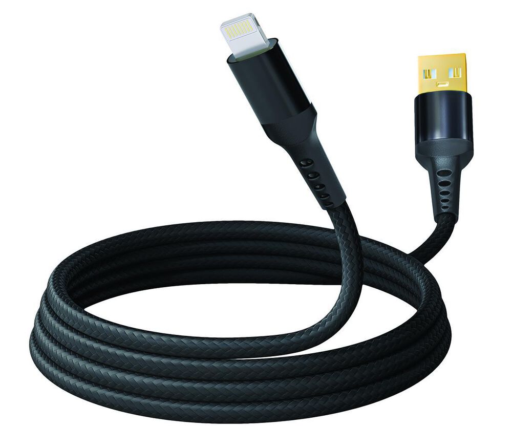 Pom Gear 6ft 24k Lightning in Black, , large