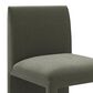 Caracole Classic Precipice Side Chair in Velvet Eucalyptus, , large