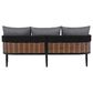 Safavieh Harrison 3-Seater Outdoor Sofa in Grey, , large