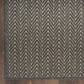 Nourison Horizon HOZ02 Charcoal 4" x 6" Indoor/Outdoor Area Rug, , large