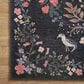 Rifle Paper Co Maison 2"6" x 9"6" Tuileries Black Runner, , large