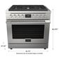 Fulgor Milano Accento 5.7 Cu. Ft. 36" Professional All Gas Range in Stainless Steel, , large