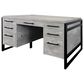 Wycliff Bay Mason Writing Desk in Black and Gray, , large