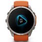 Garmin fenix 9 Pro inReach Smartwatch 51mm Titanium with Autumn Orange and Spark Orange Silicone Band, , large