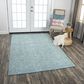 RIZZY Brindleton 5" x 8" Teal Area Rug, , large
