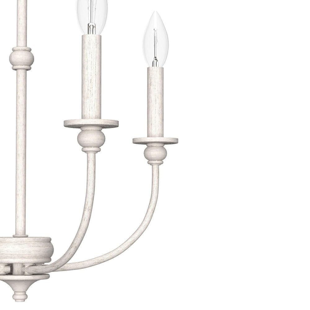 Hunter Southcrest 18&quot; 4-Light Chandelier in Distressed White, , large
