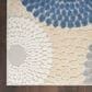 Nourison Aloha ALH29 7"10" x 10"6" Blue and Grey Indoor/Outdoor Area Rug, , large