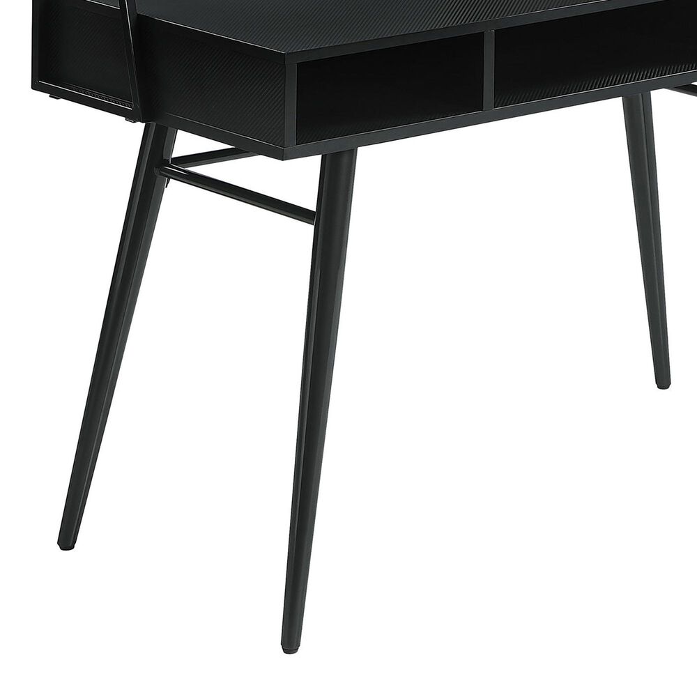 Coaster Jessie Writing Desk with Whiteboard and USB in Black, , large