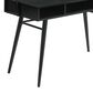 Coaster Jessie Writing Desk with Whiteboard and USB in Black, , large