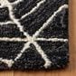 Safavieh Micro-Loop MLP174H 5" x 8" Charcoal and Ivory Area Rug, , large