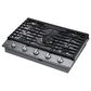 Samsung 2-Piece Kitchen Package with 30" Matte Black Steel Double Wall Oven and 30" Stainless Steel Smart Gas Cooktop, , large