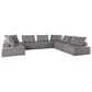 Ashley Bree Zee 7-Piece Outdoor Sectional in Brown, , large