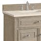 James Martin Vanities Lorelai 36" Single Vanity in Whitewashed Oak with 3 cm Eternal Marfil Quartz Top, , large