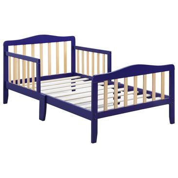Olive Opie Twain Toddler Bed in Blue and Natural, , large
