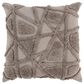 Rizzy Home 20" x 20" Down Filled Knife Edged Throw Pillow in Gray, , large