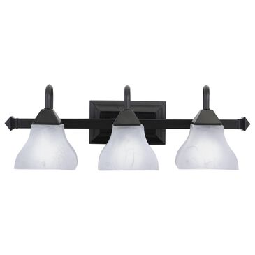 Vaxcel Cardiff 3-Light Bathroom Vanity in Oil Burnished Bronze, , large