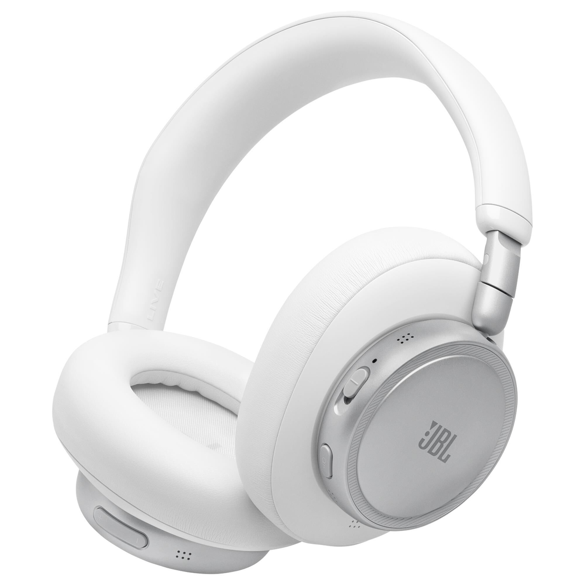 JBL LIVE ワイヤレスヘッドフォン ホワイト JBL Live Series Wireless Noise-Canceling Over-Ear Headphones in White