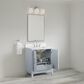 37B Fenwick 30" Single Bathroom Vanity in Soft Blue with Glossy White Composite Stone Top and Backsplash, , large