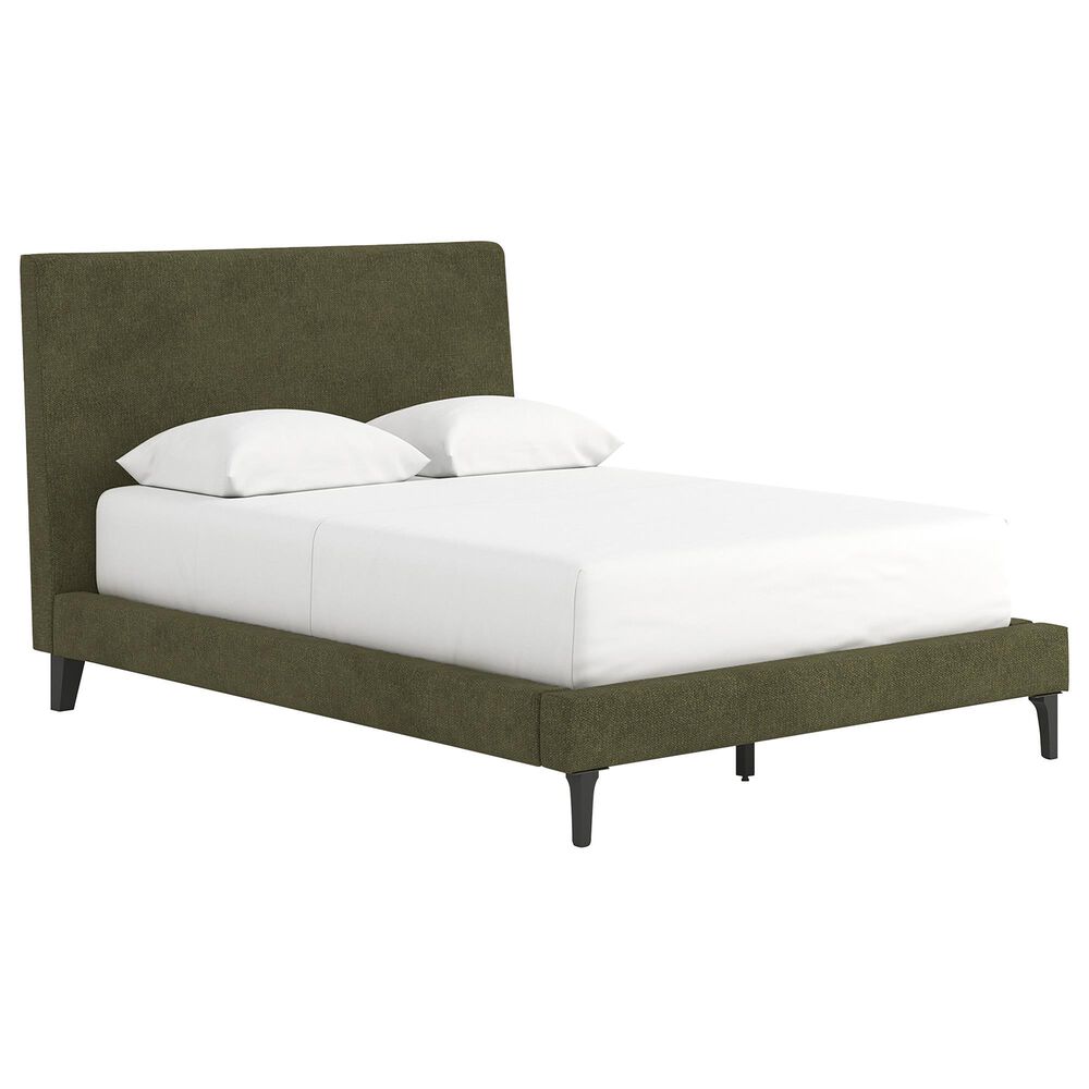Ashley Chirason Full Platform Bed in Sage Green, , large