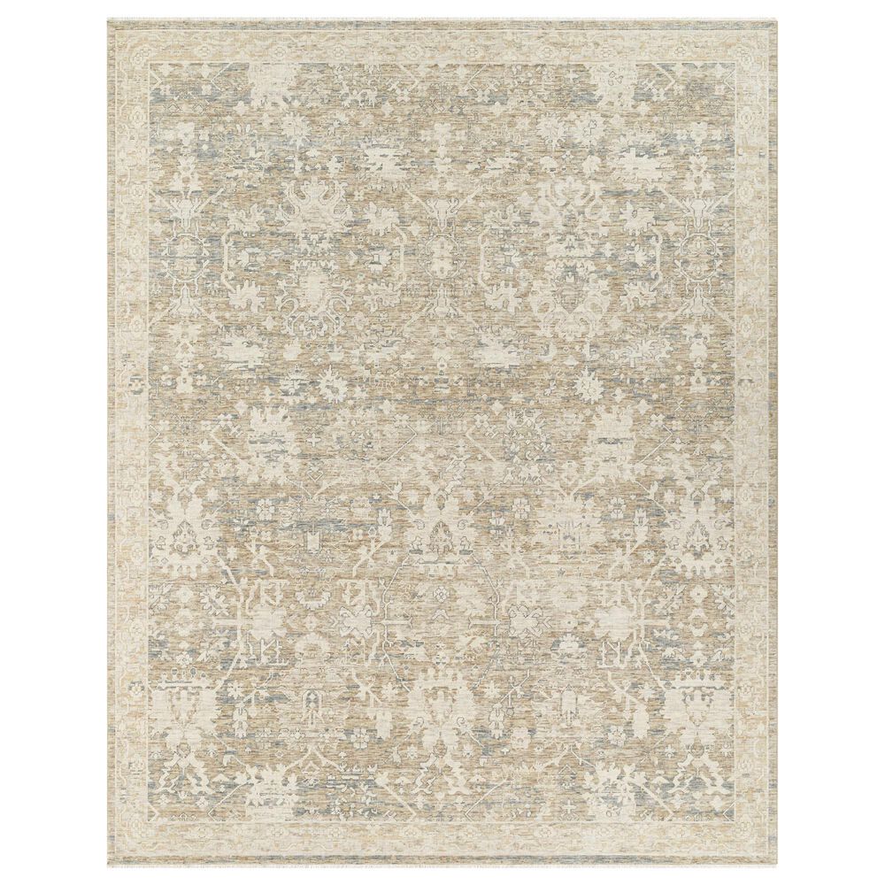 Surya Once Upon a Time Light Brown, Light Gray, Tan, Ivory and Gray 9'10" x 12'6" Area Rug, , large