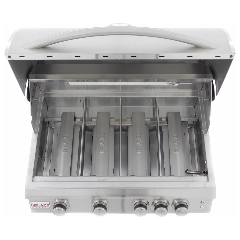 Blaze 32&quot; LTE Liquid Propane Grill with 4-Burner in Stainless Steel, , large