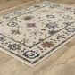 Oriental Weavers Hastings HA01W 5"3" x 7"6" Ivory Area Rug, , large